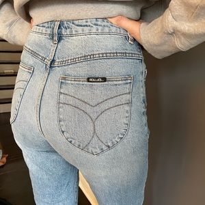 Rolla’s Duster Jeans Slim High Waisted